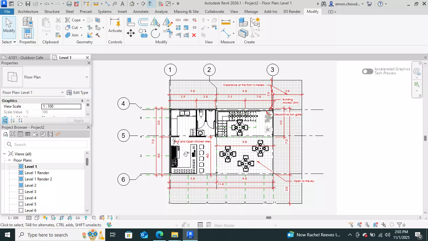 Contemporary-style Cafe Bar   3D model_4