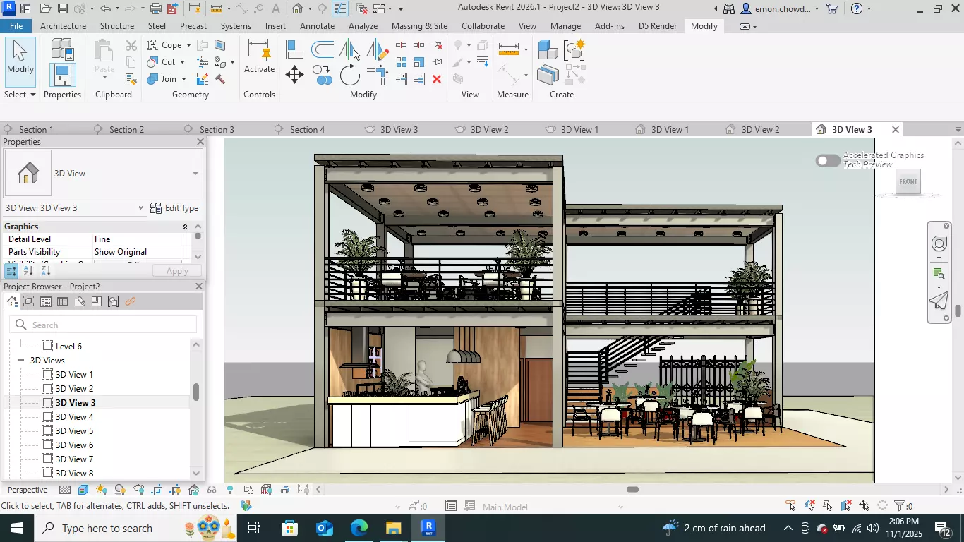 Contemporary-style Cafe Bar   3D model_19