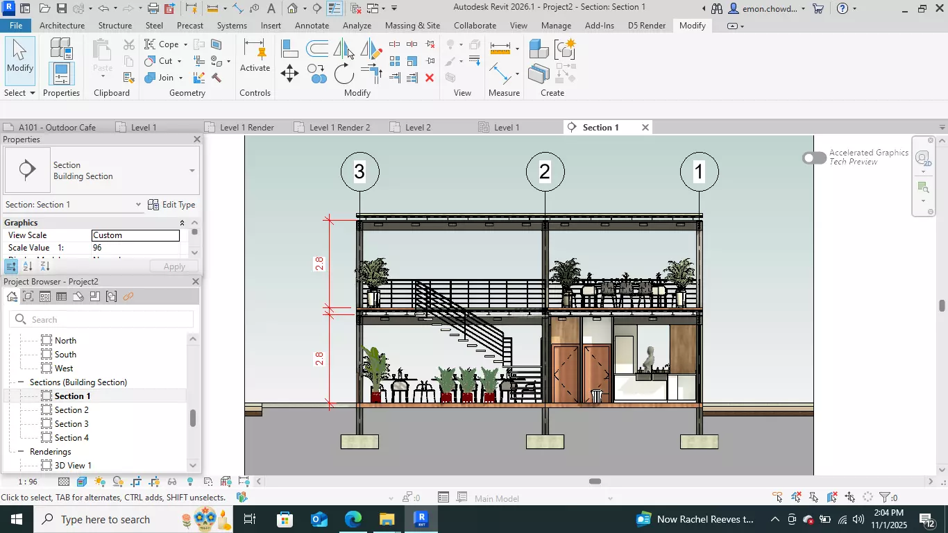 Contemporary-style Cafe Bar   3D model_9