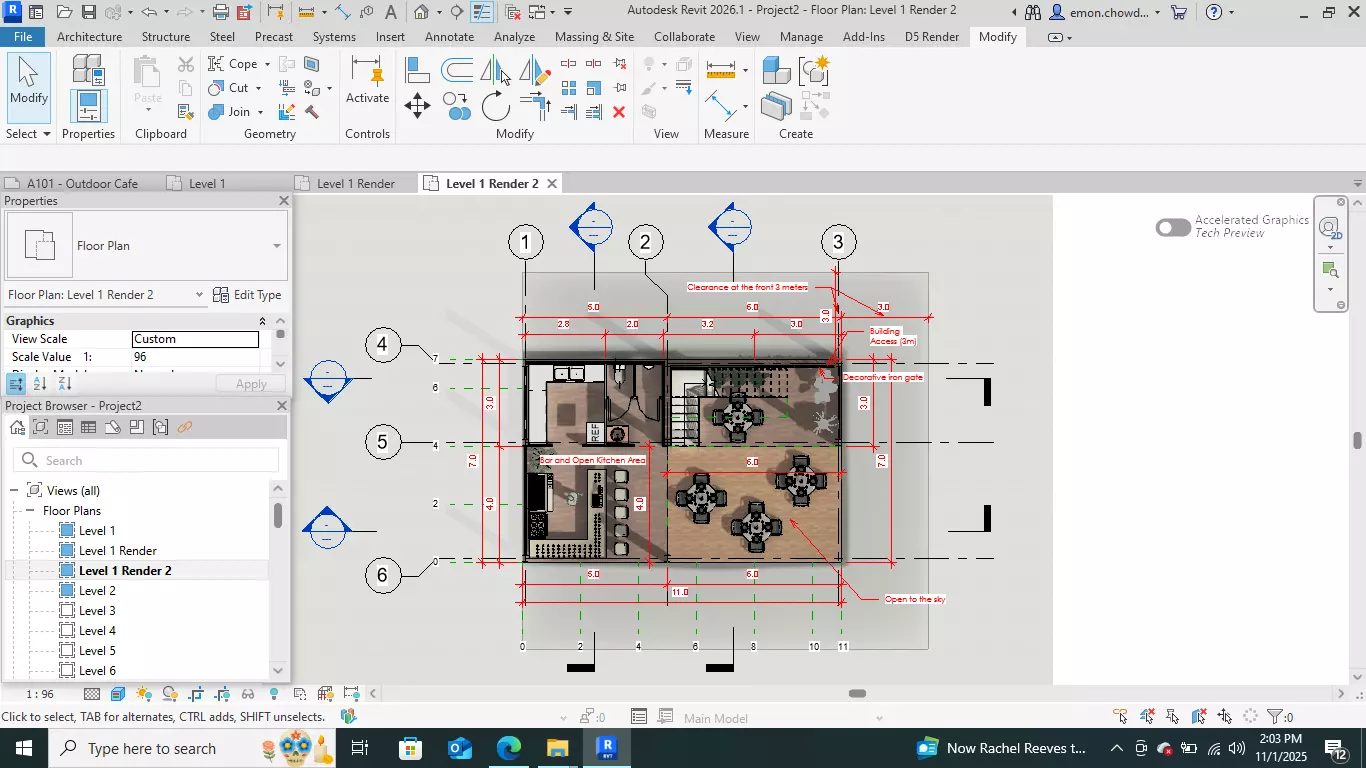 Contemporary-style Cafe Bar   3D model_6