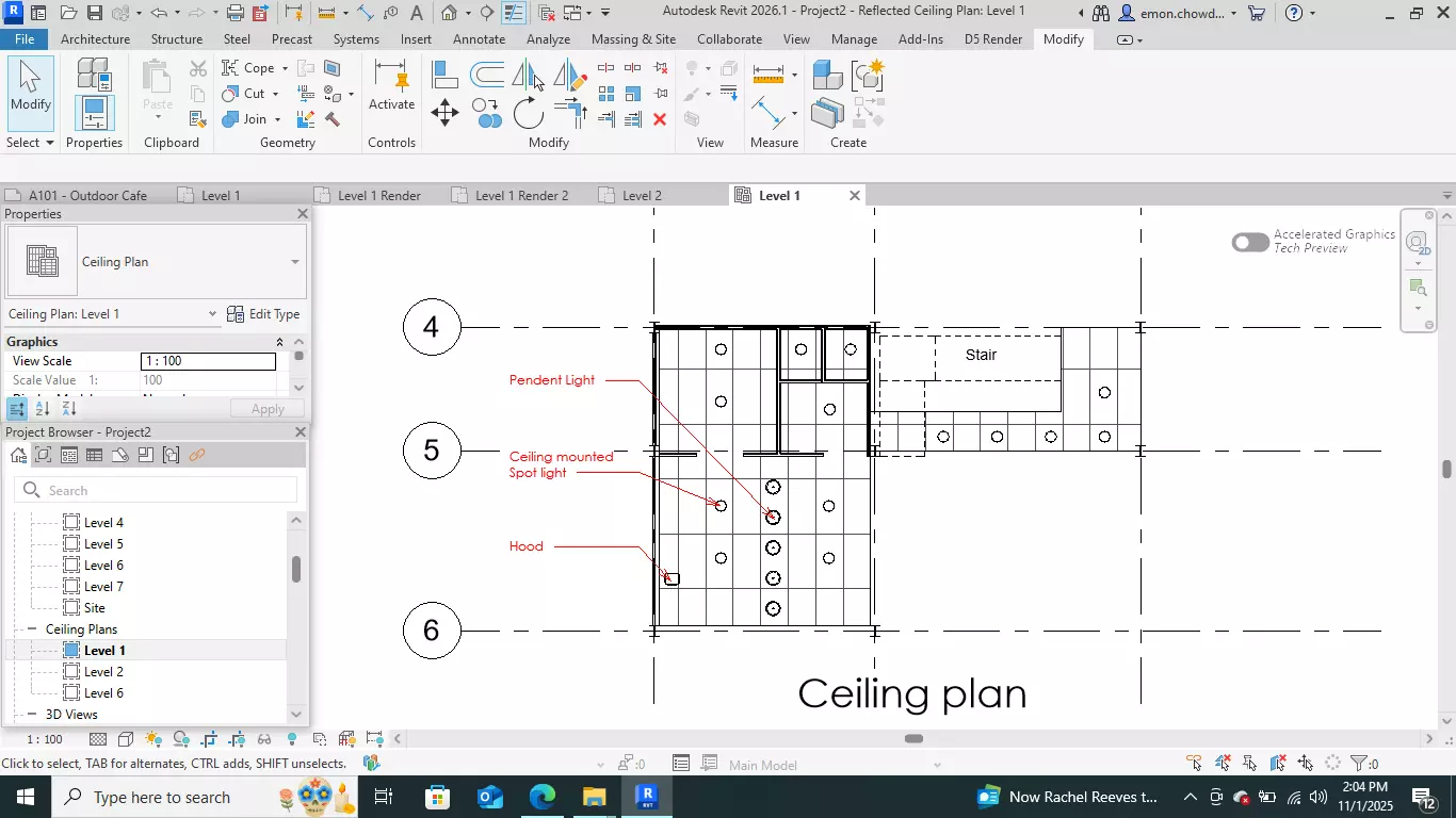Contemporary-style Cafe Bar   3D model_8