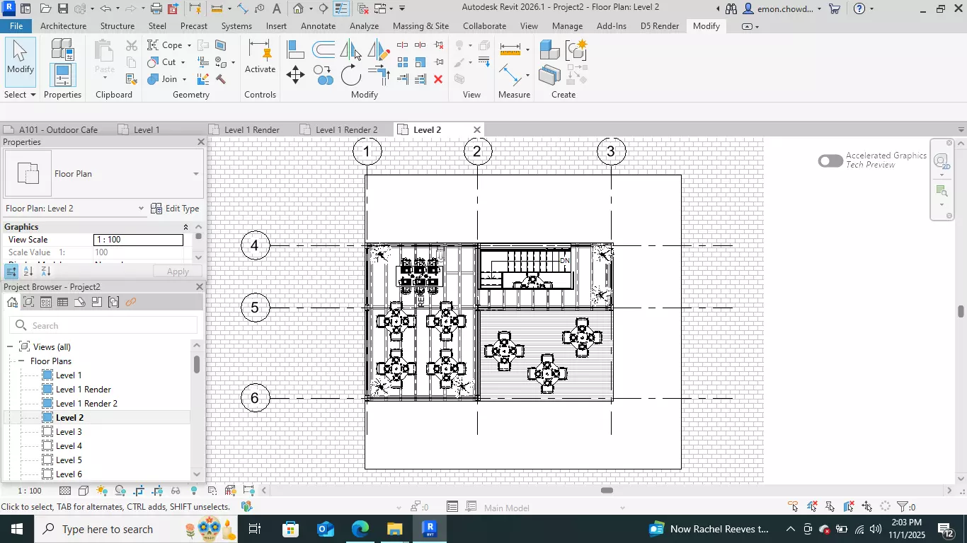 Contemporary-style Cafe Bar   3D model_7