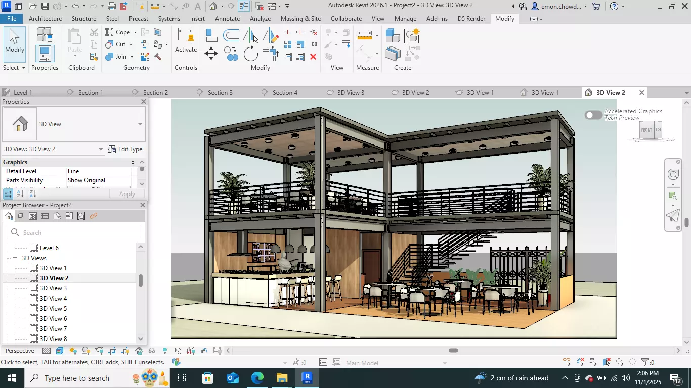Contemporary-style Cafe Bar   3D model_18