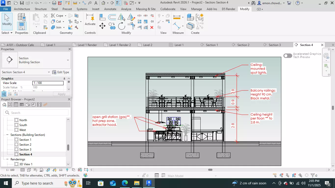 Contemporary-style Cafe Bar   3D model_12