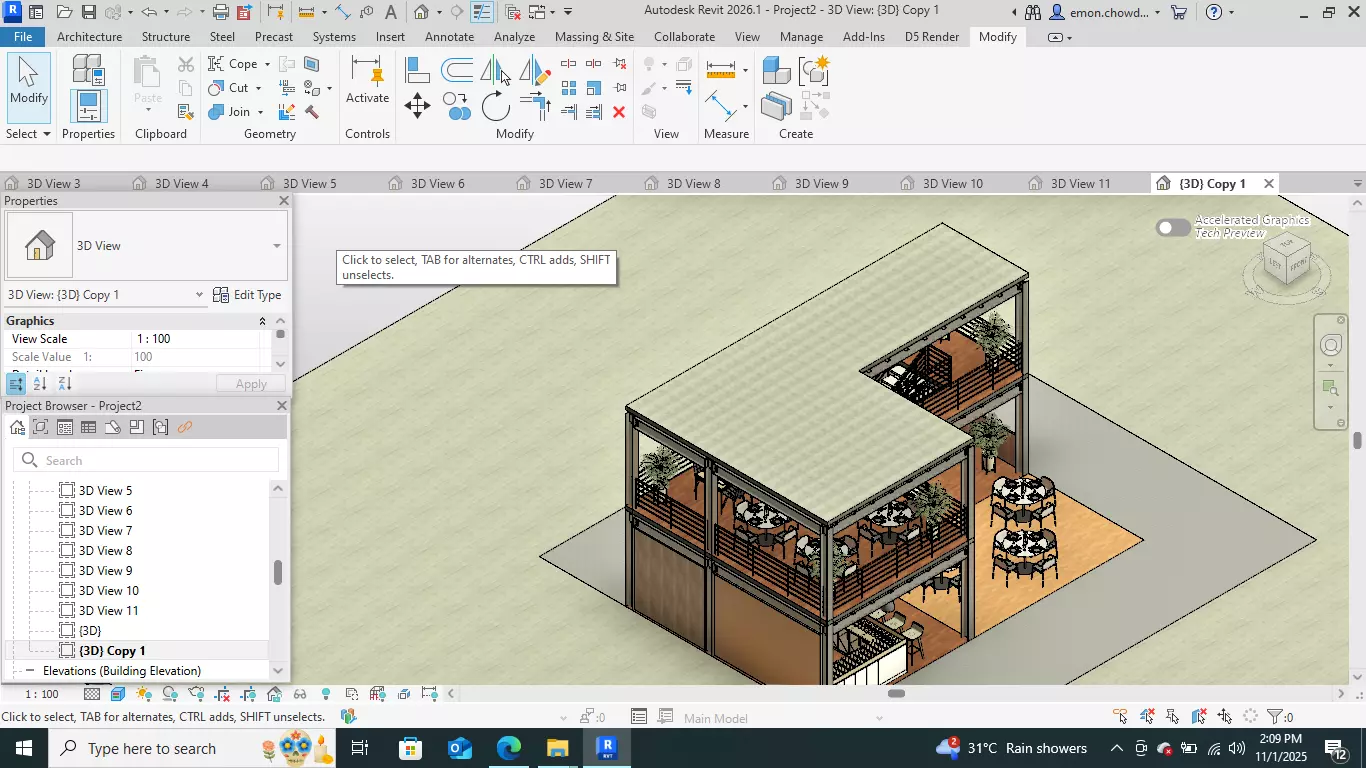 Contemporary-style Cafe Bar   3D model_28
