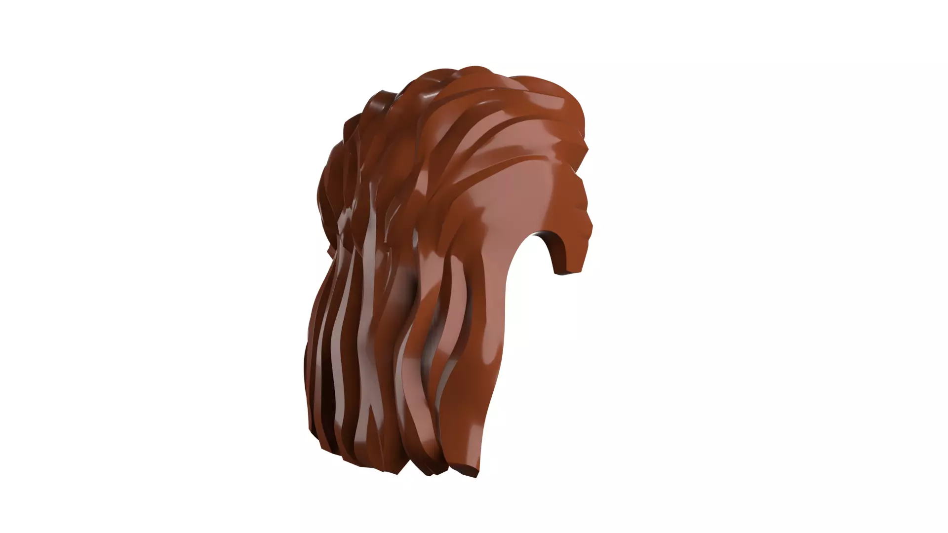 Custom3Dprint Minifigure Accessory - Minifigure Hair S2 - 055 3D print model_34