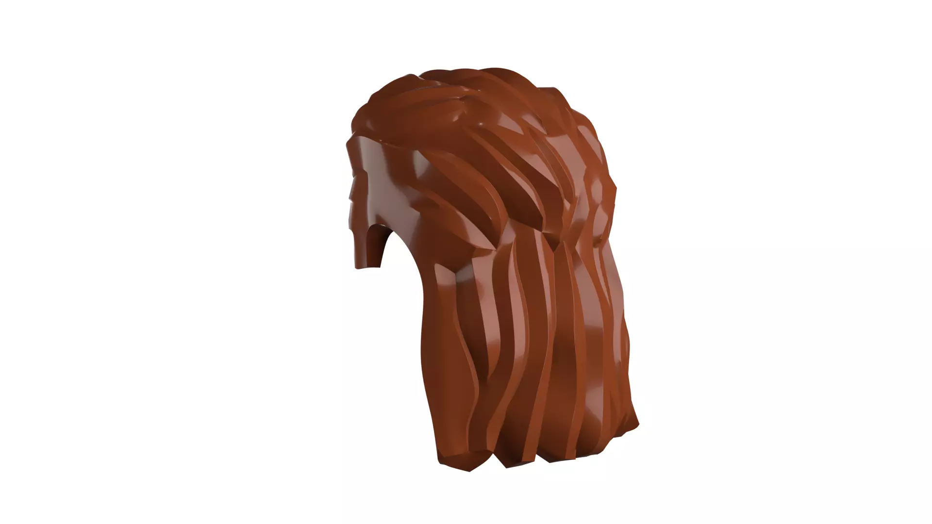 Custom3Dprint Minifigure Accessory - Minifigure Hair S2 - 055 3D print model_55