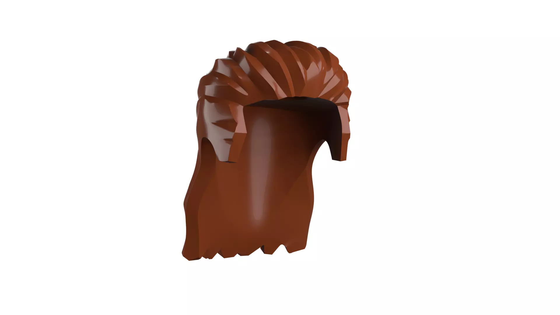 Custom3Dprint Minifigure Accessory - Minifigure Hair S2 - 055 3D print model_11