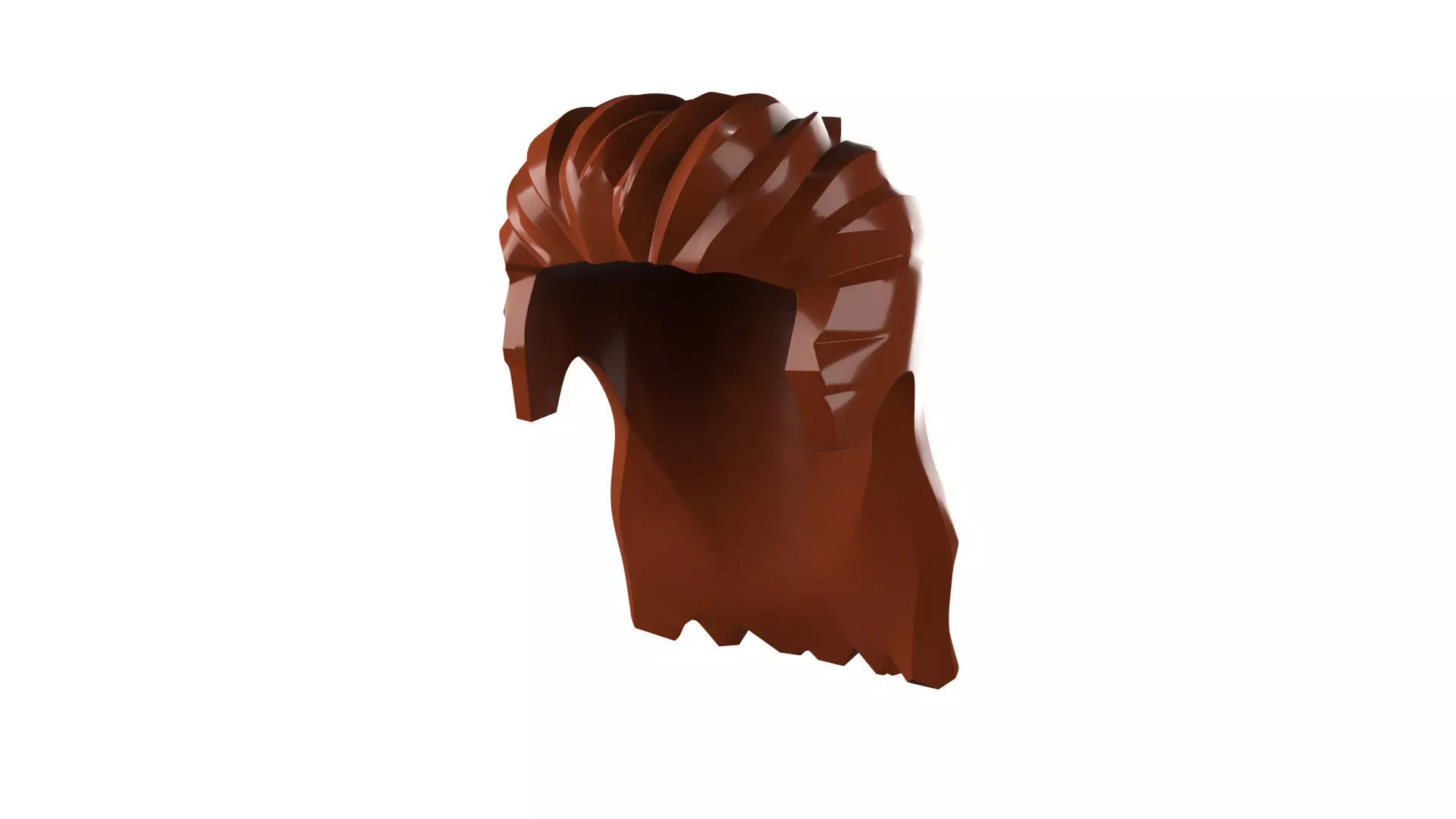 Custom3Dprint Minifigure Accessory - Minifigure Hair S2 - 055 3D print model_0