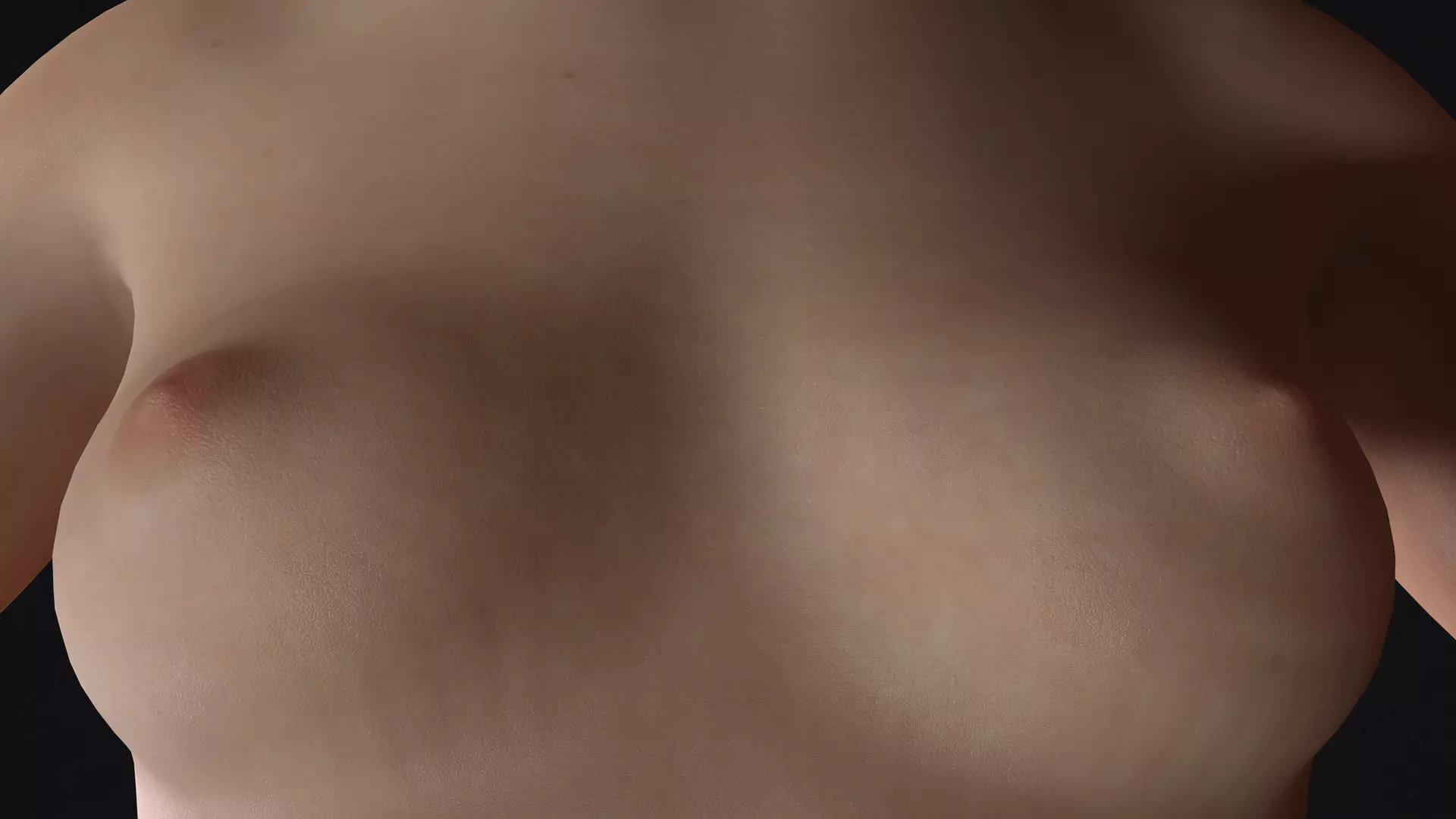 Realistic Female Character  Elegant Woman Rigged et Game Ready Low-poly 3D model_19