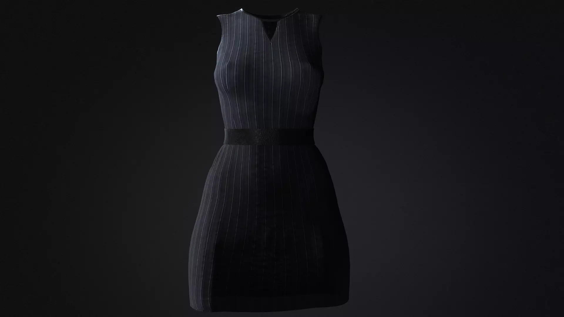 Realistic Female Character  Elegant Woman Rigged et Game Ready Low-poly 3D model_14