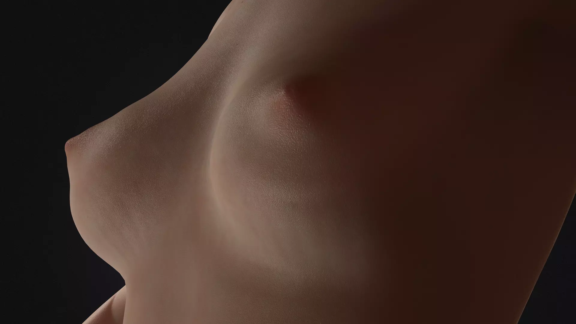 Realistic Female Character  Elegant Woman Rigged et Game Ready Low-poly 3D model_21