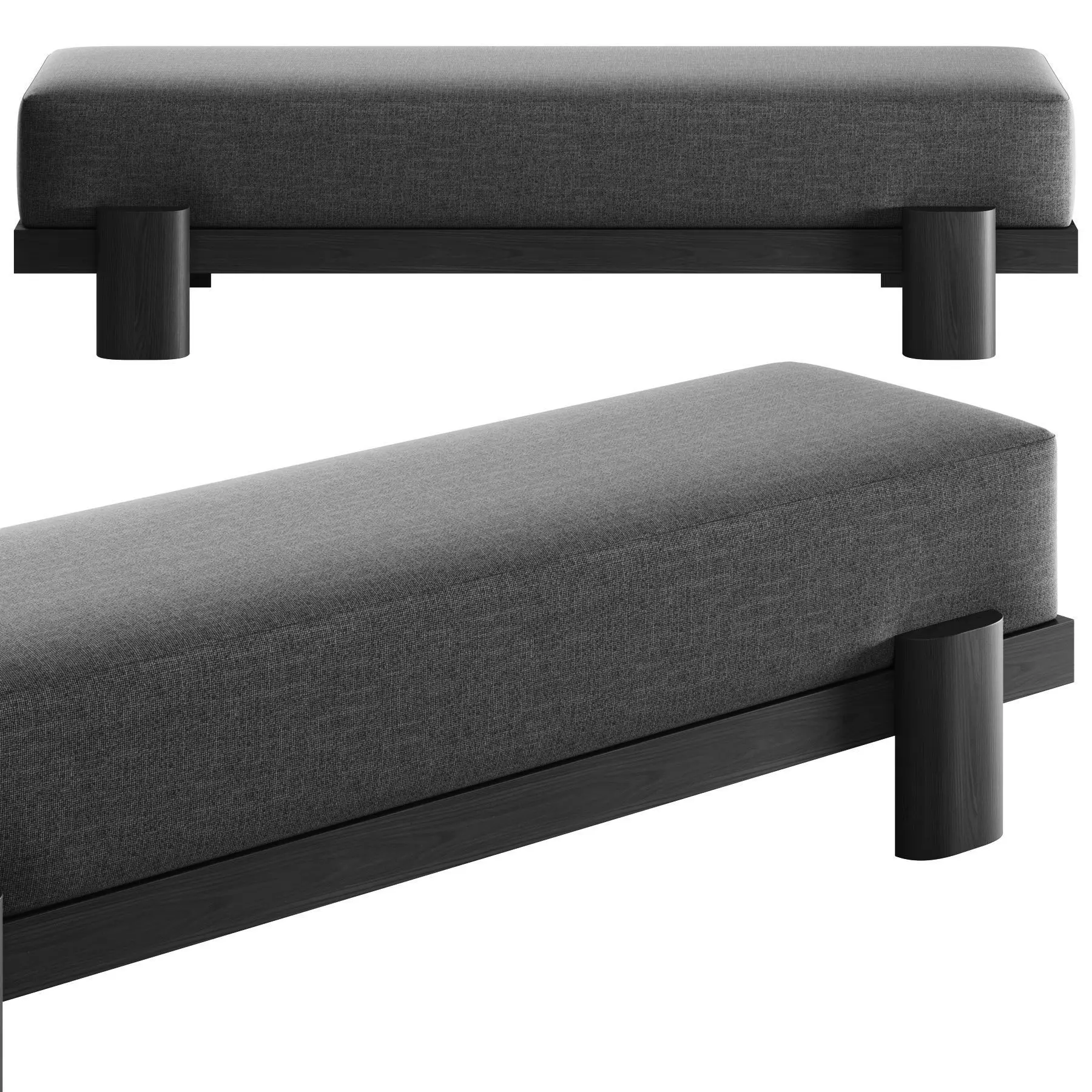 Soft Bench 72 By Gregory Beson 3D model_4