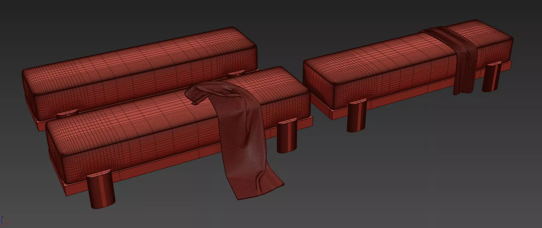 Soft Bench 72 By Gregory Beson 3D model_13