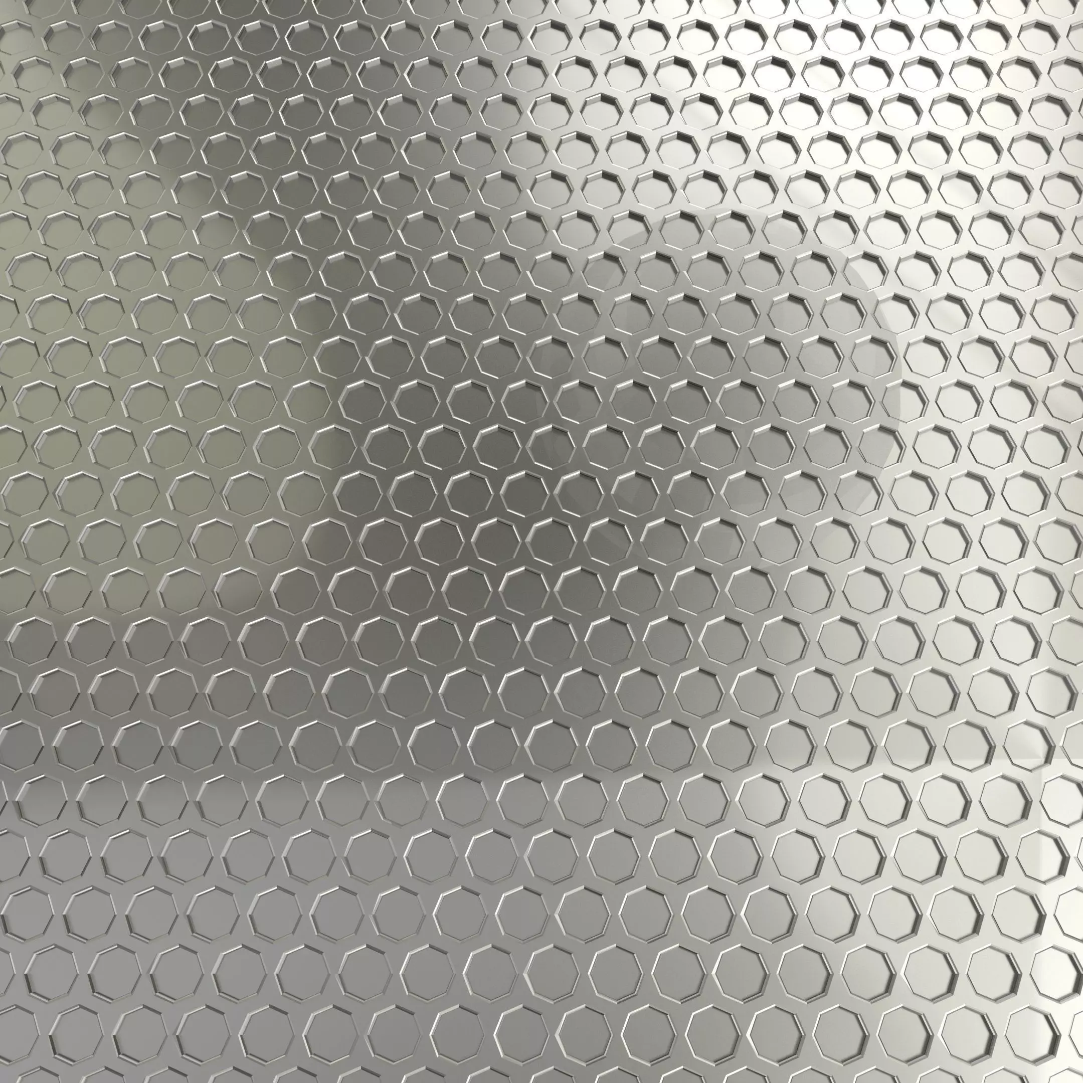 Honeycomb Plate 3D Model Low-poly 3D model_0