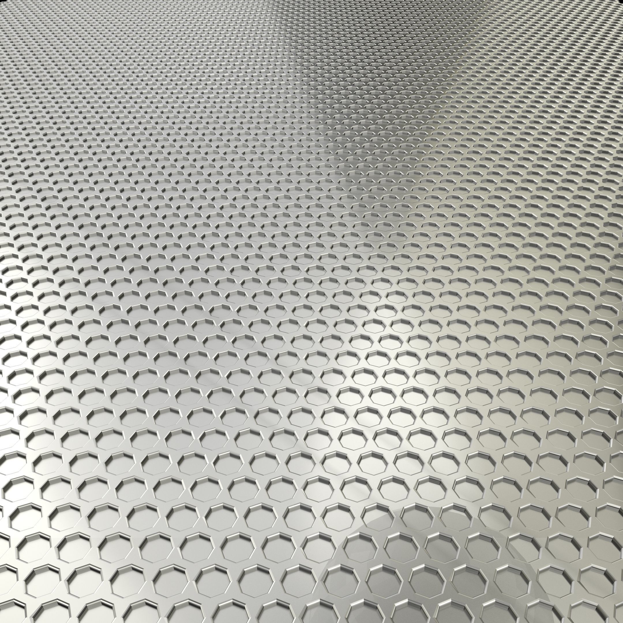 Honeycomb Plate 3D Model Low-poly 3D model_15