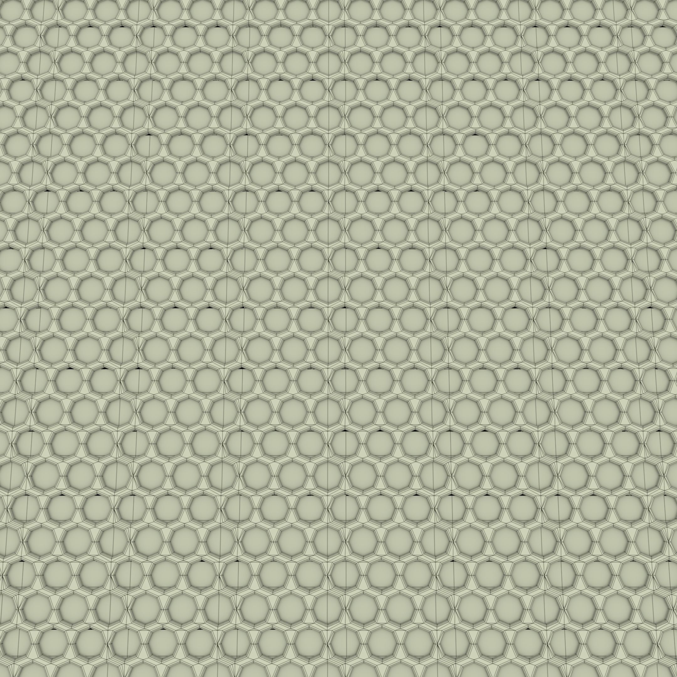 Honeycomb Plate 3D Model Low-poly 3D model_13