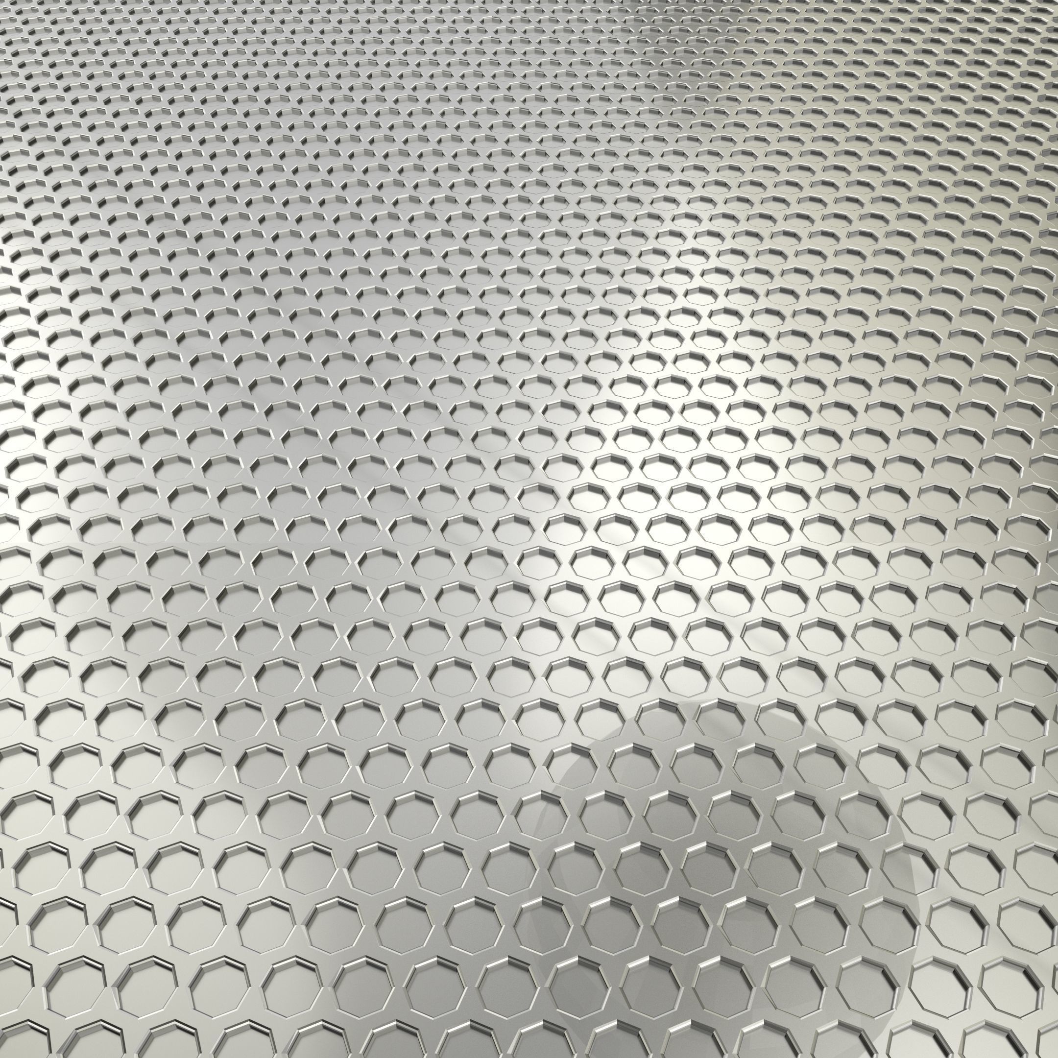 Honeycomb Plate 3D Model Low-poly 3D model_2