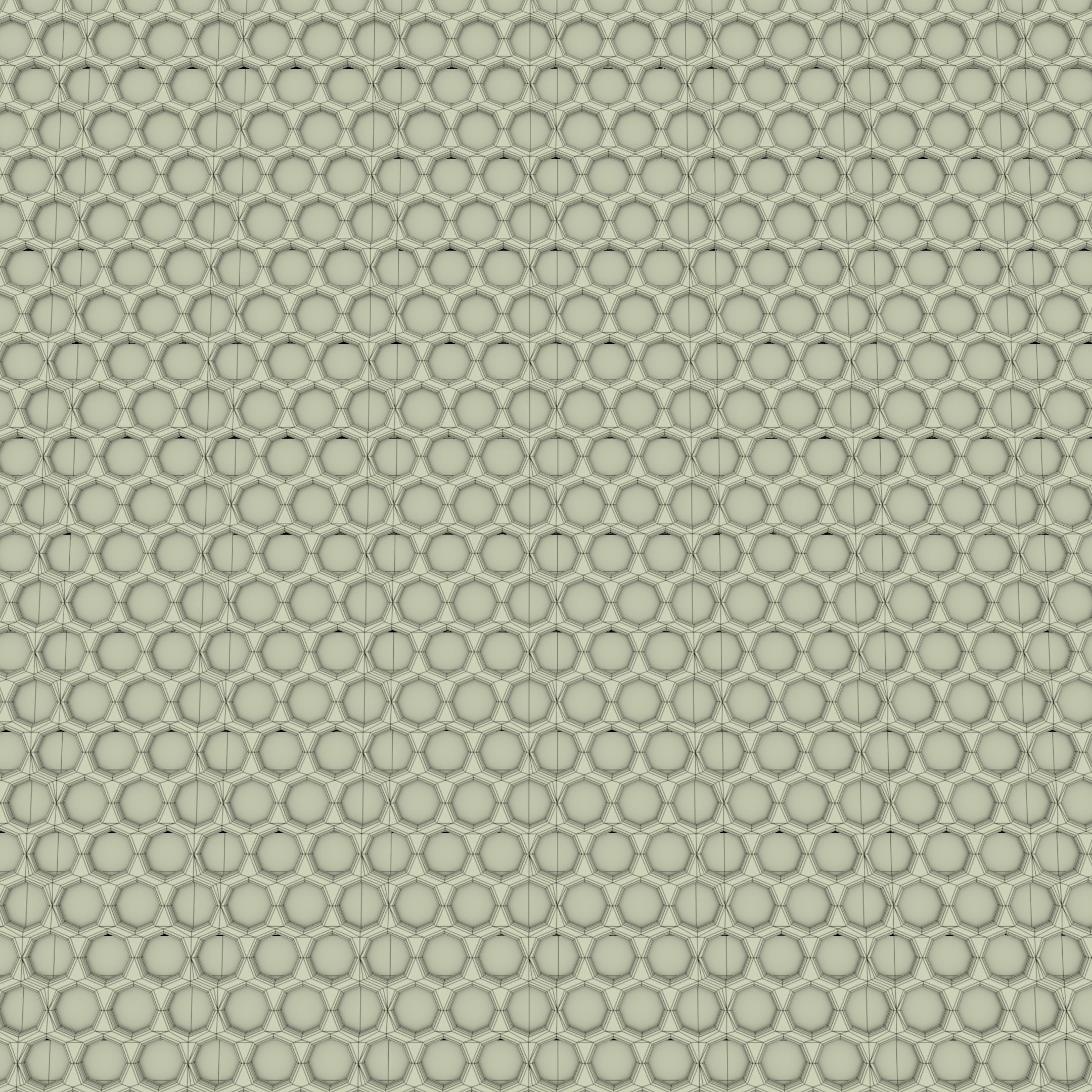 Honeycomb Plate 3D Model Low-poly 3D model_12