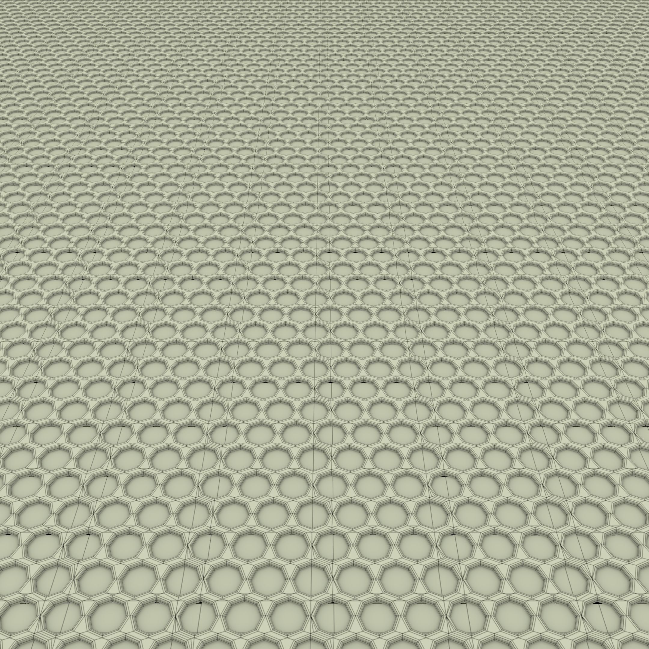 Honeycomb Plate 3D Model Low-poly 3D model_16