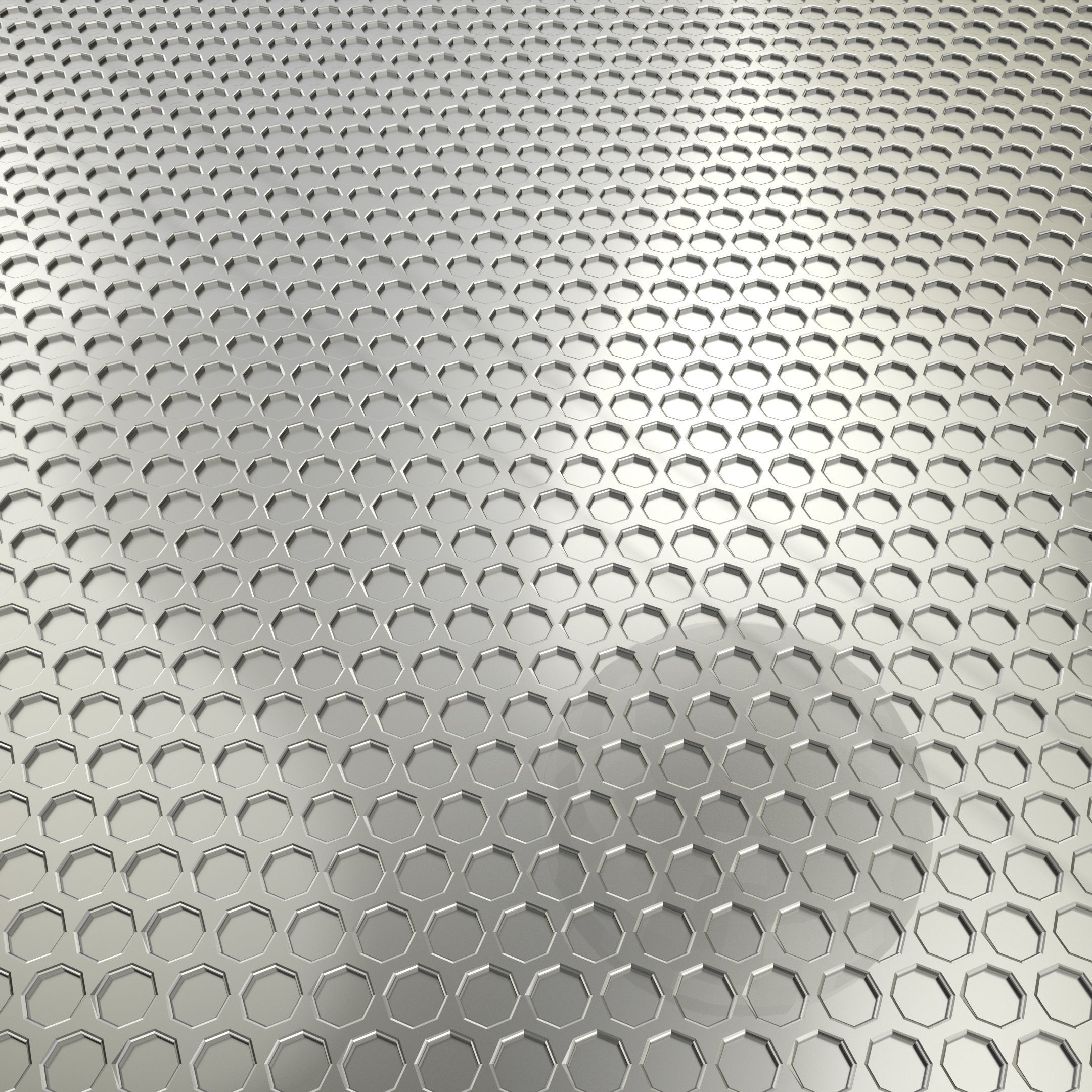 Honeycomb Plate 3D Model Low-poly 3D model_5