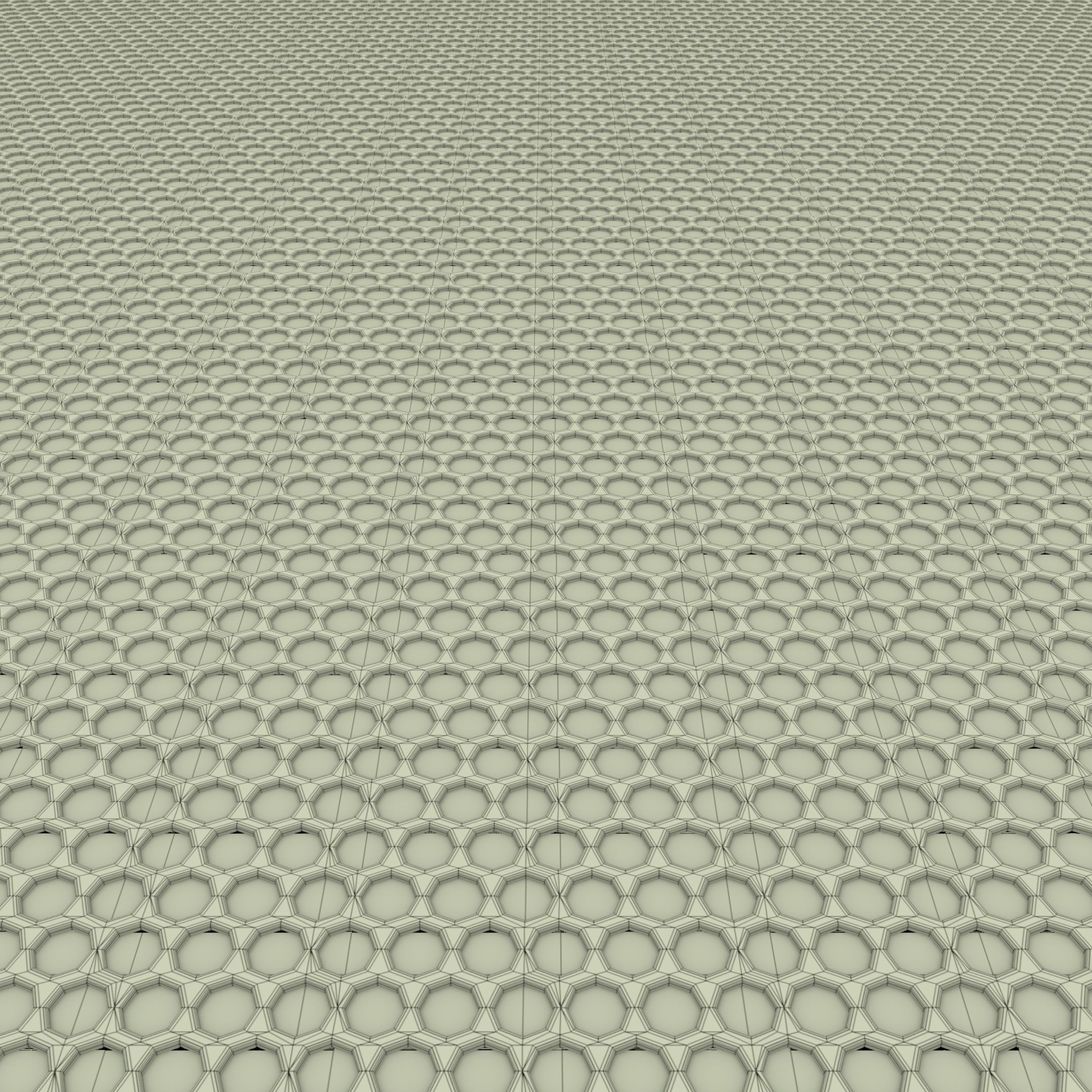 Honeycomb Plate 3D Model Low-poly 3D model_6