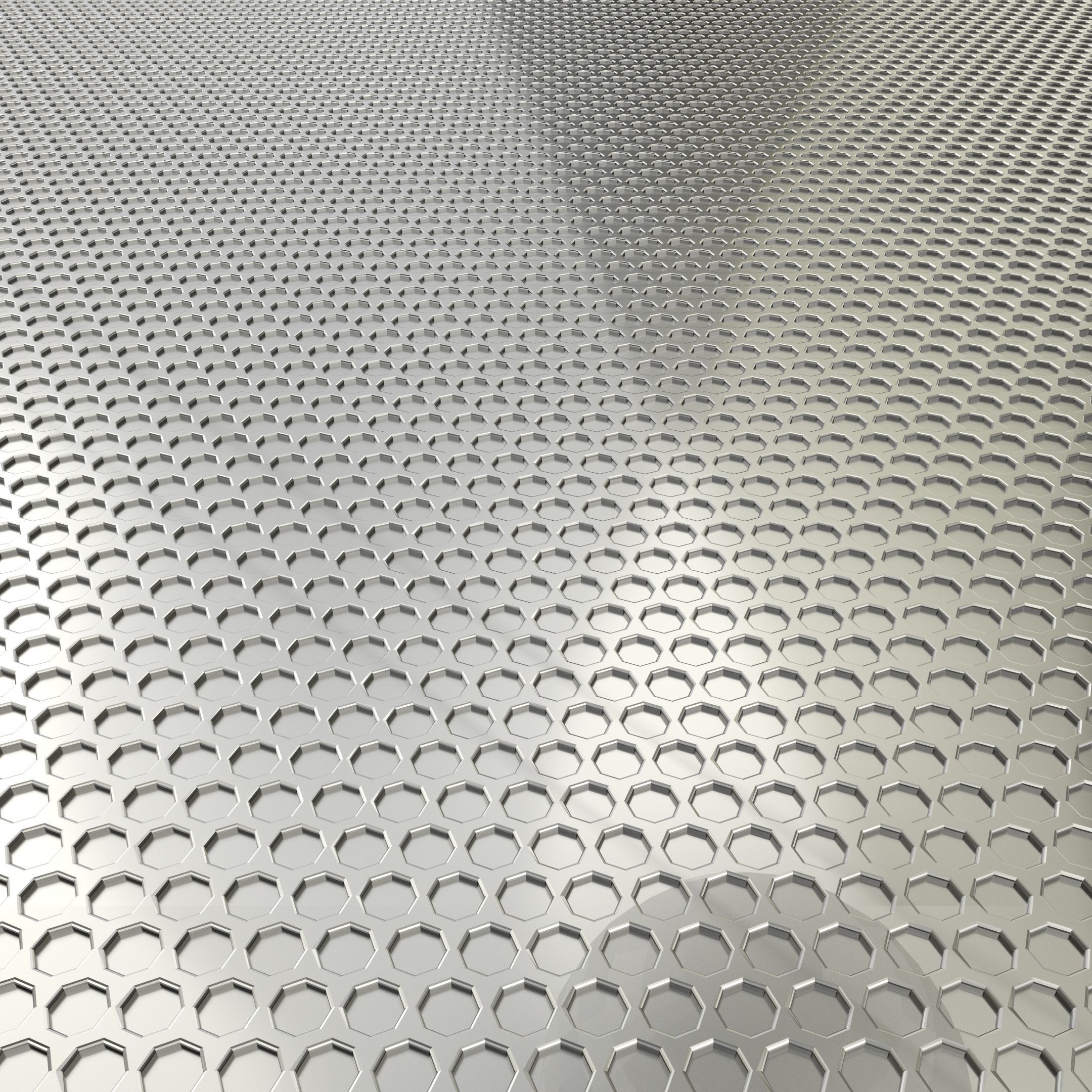 Honeycomb Plate 3D Model Low-poly 3D model_7