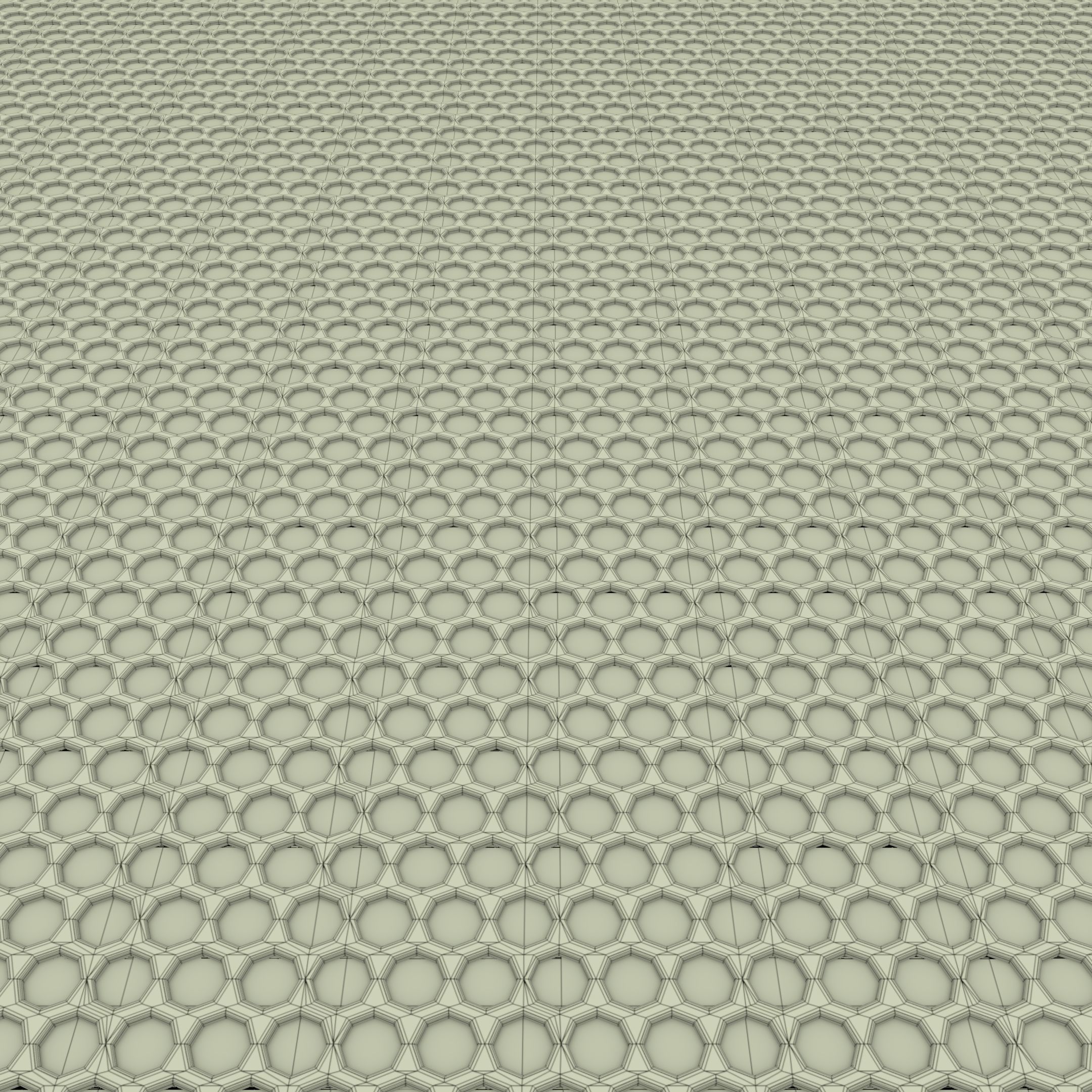 Honeycomb Plate 3D Model Low-poly 3D model_17