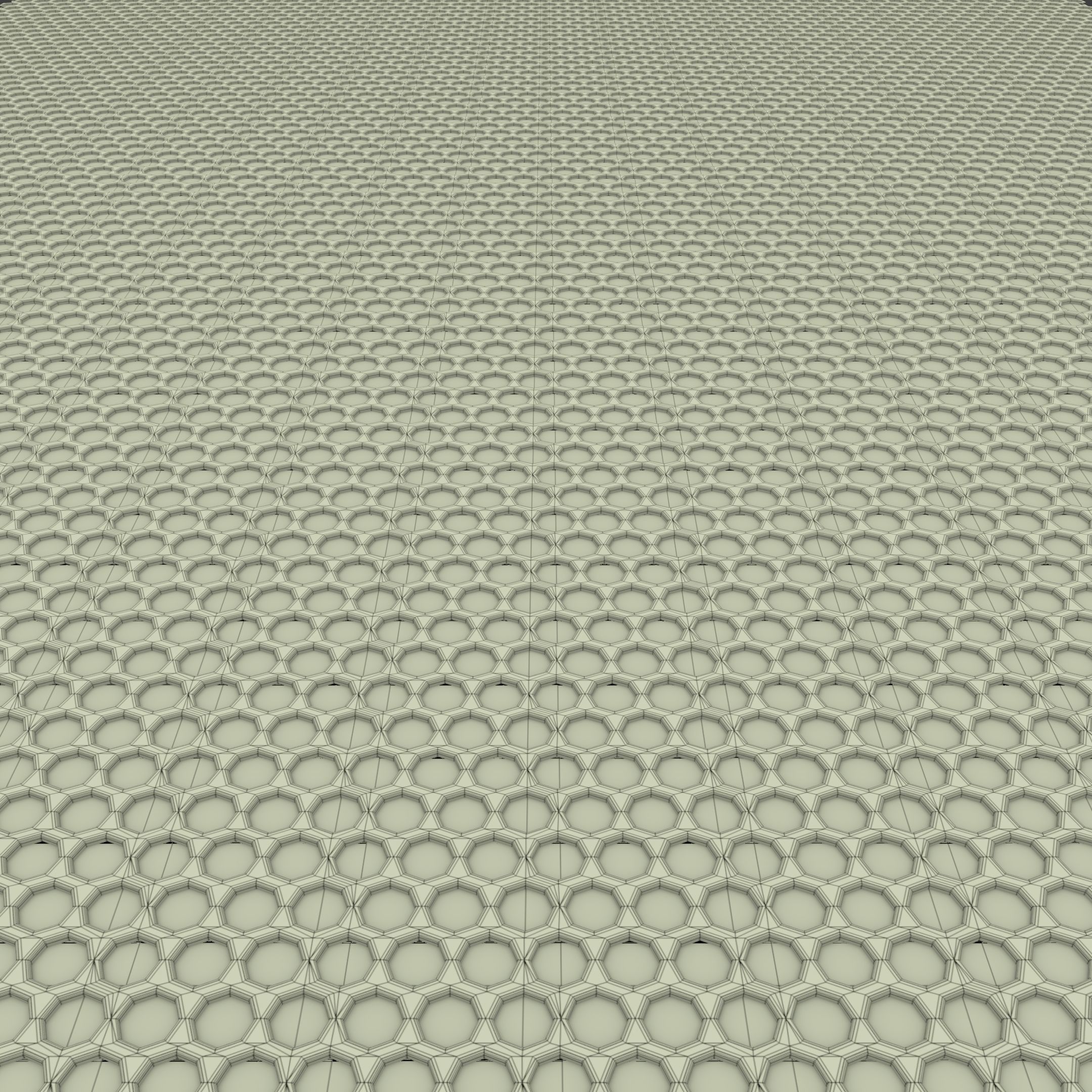 Honeycomb Plate 3D Model Low-poly 3D model_19