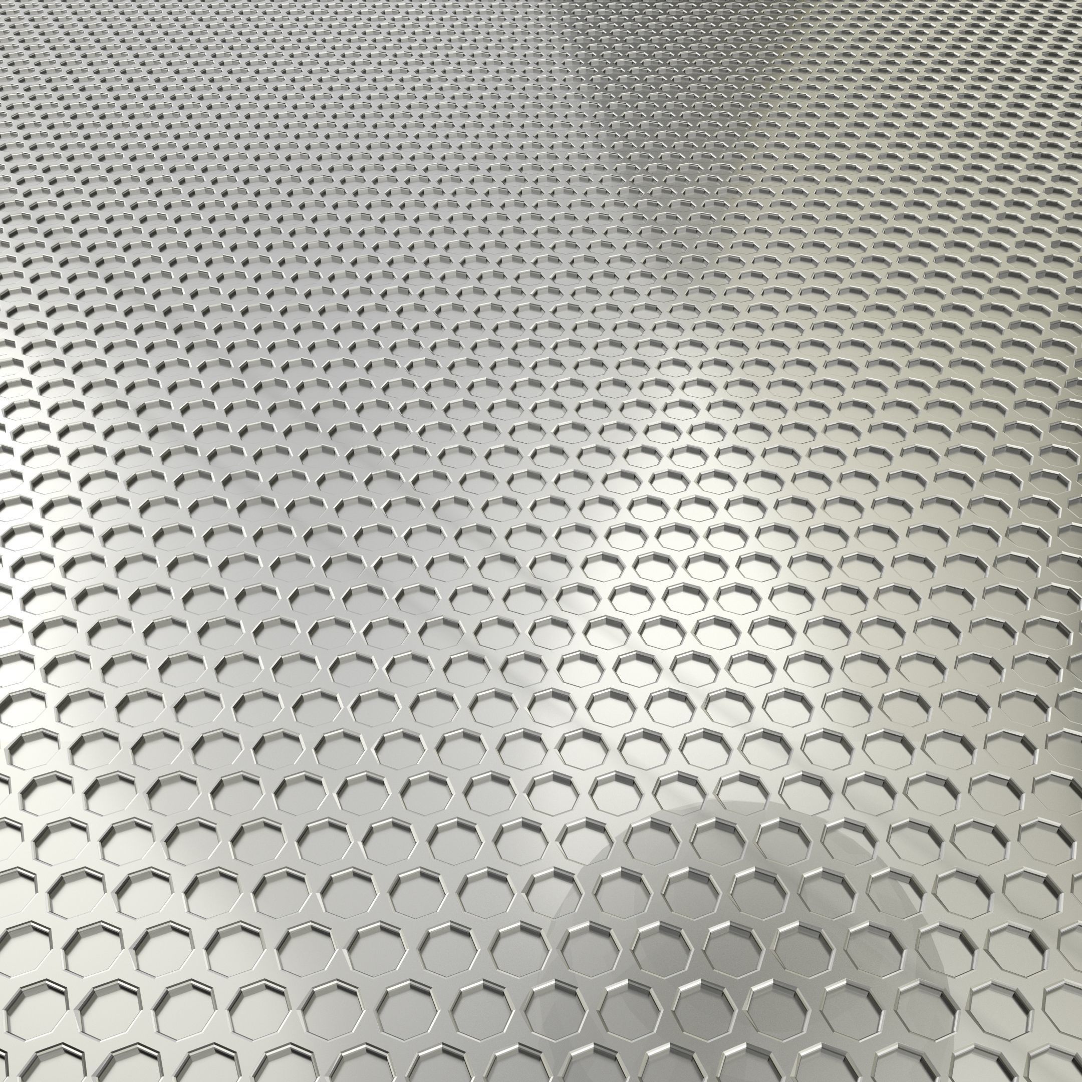 Honeycomb Plate 3D Model Low-poly 3D model_4