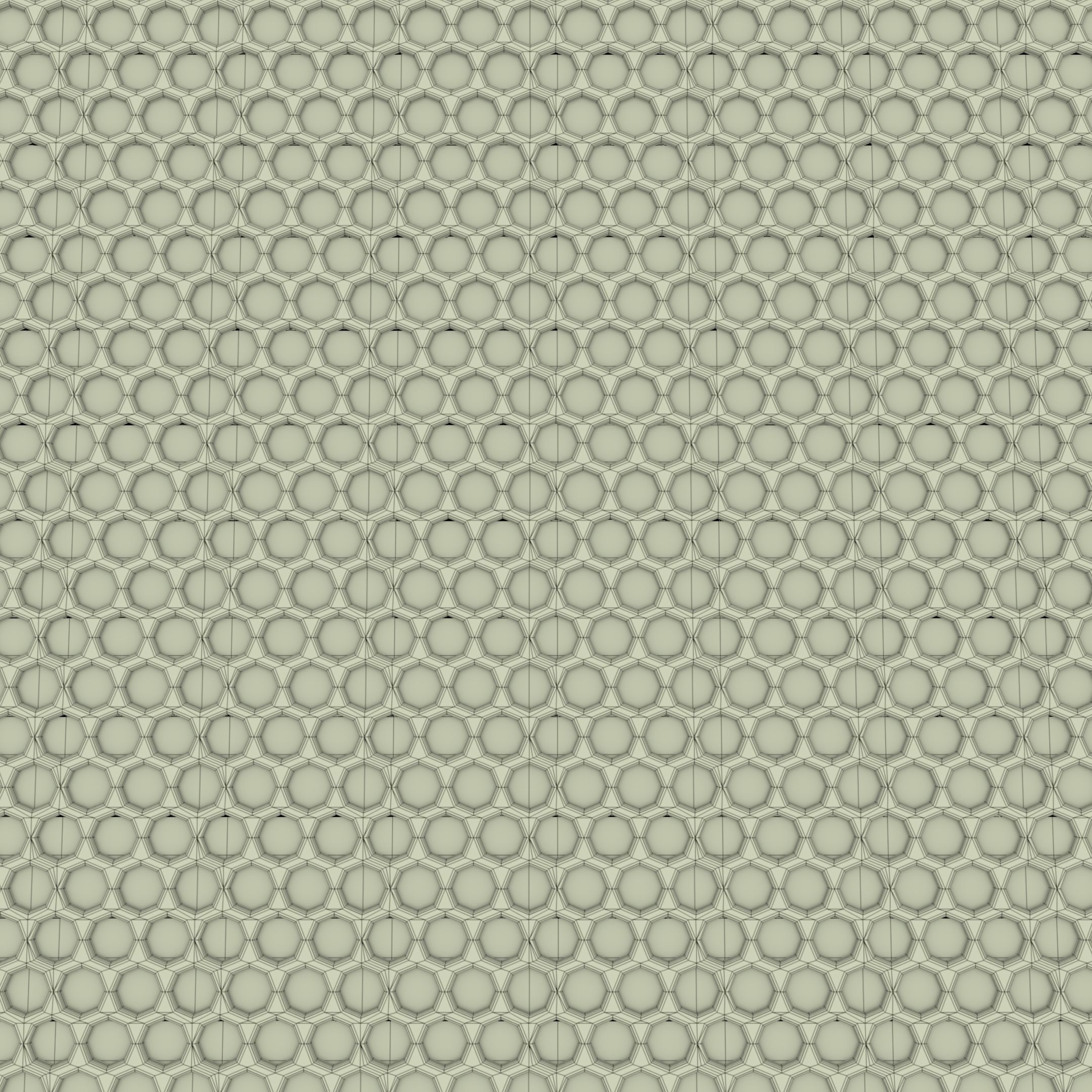 Honeycomb Plate 3D Model Low-poly 3D model_21