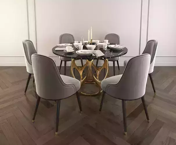 Modern Dining Table and Chairs 6
