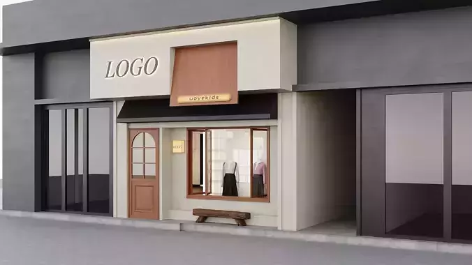 Minimalist Contemporary Boutique Storefront