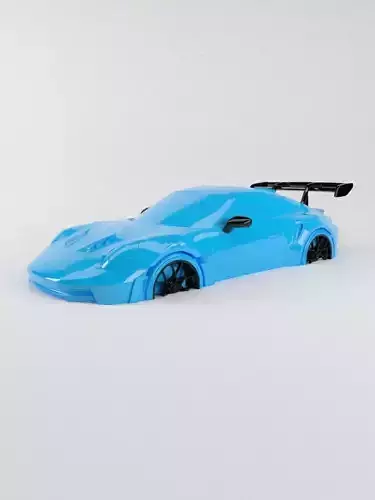 The silhouette of the car 2023 Porsche 911 GT3 RS