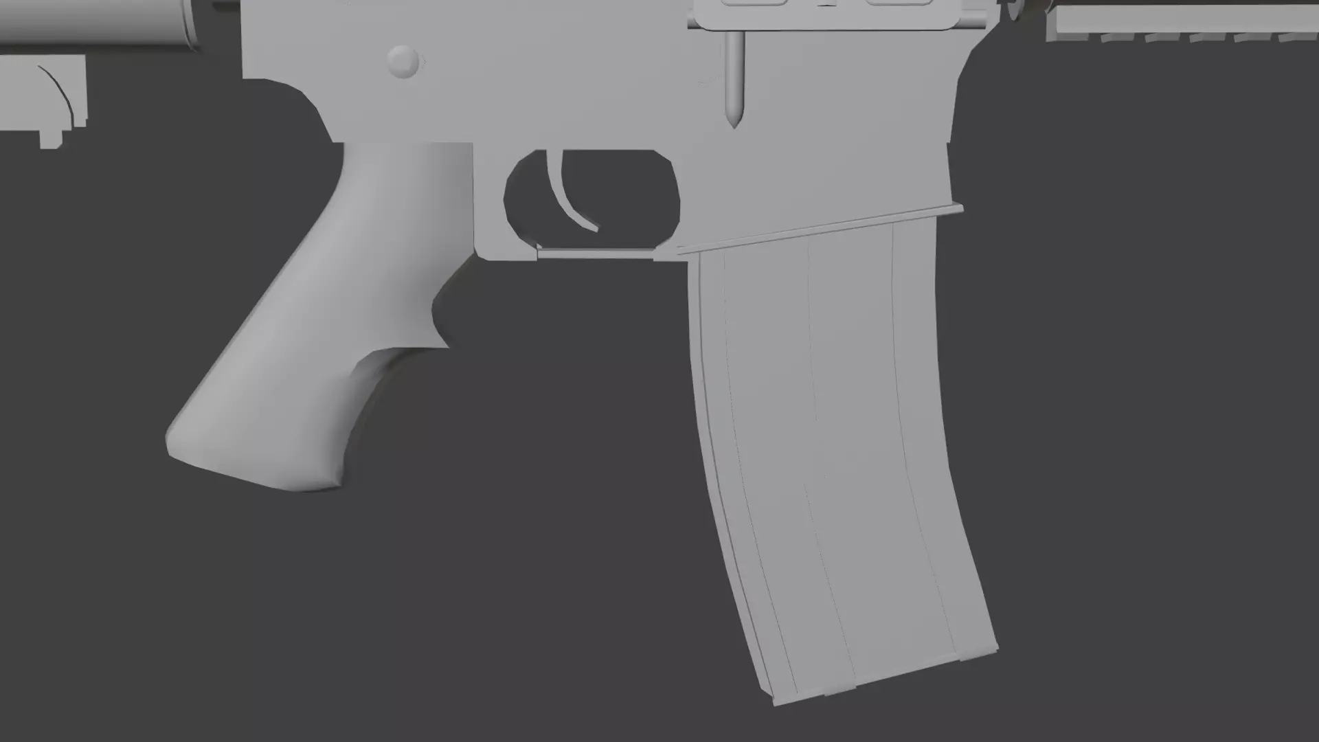 Colt M4 Low-poly 3D model_18