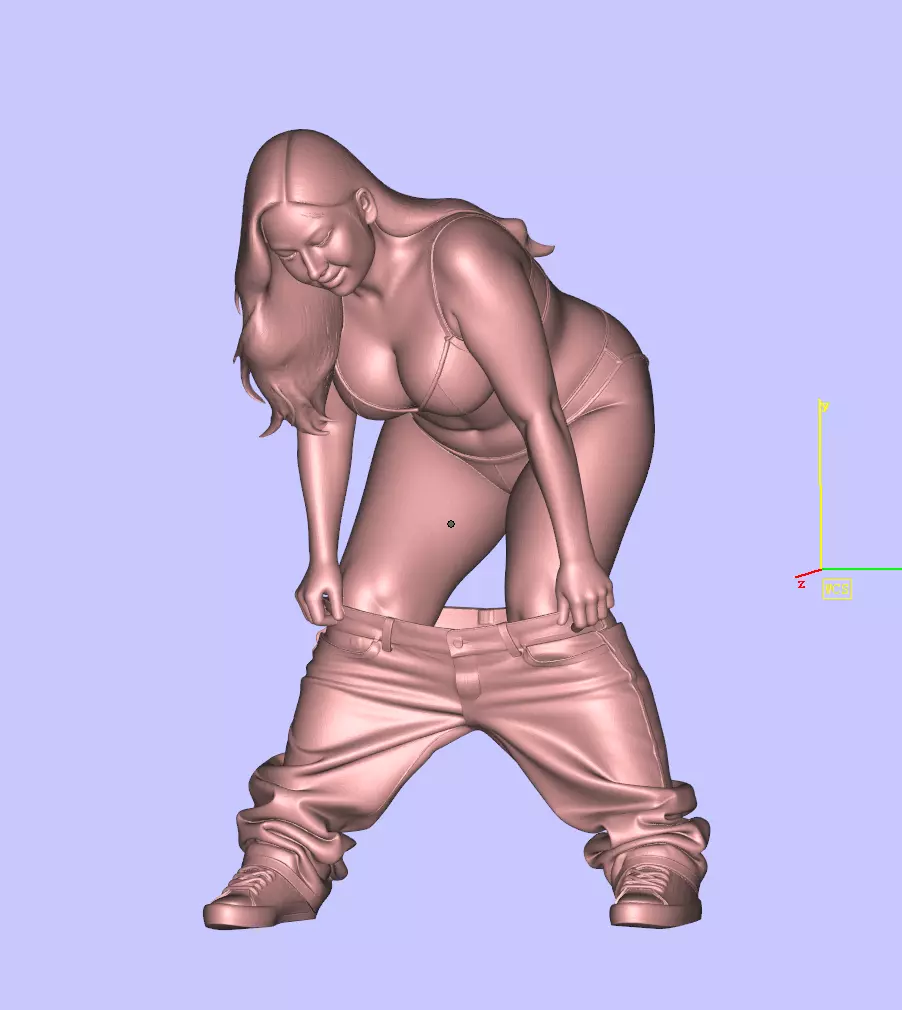 Sexy Girl 3D print model_0