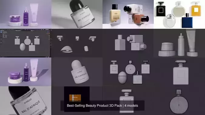 Best-Selling Beauty Product 3D Pack