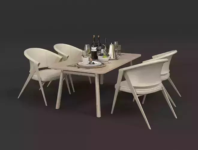 Modern Dining Table and Chairs 12