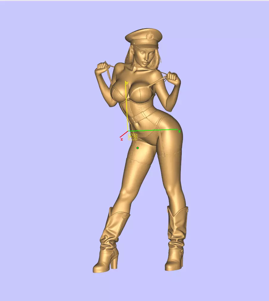 Sexy Girl Free 3D print model_0