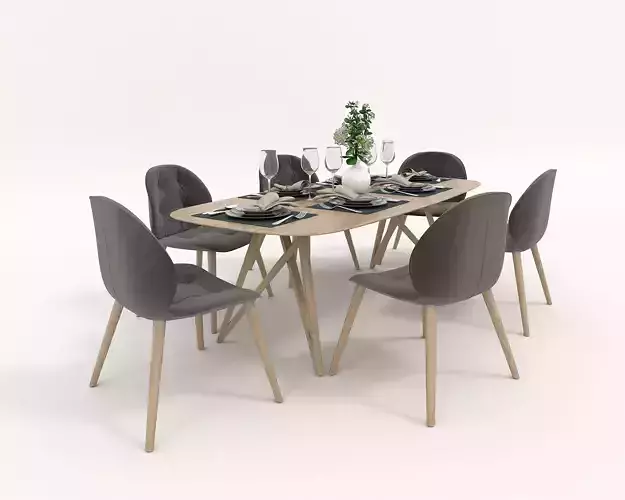 Modern Dining Table and Chairs 13