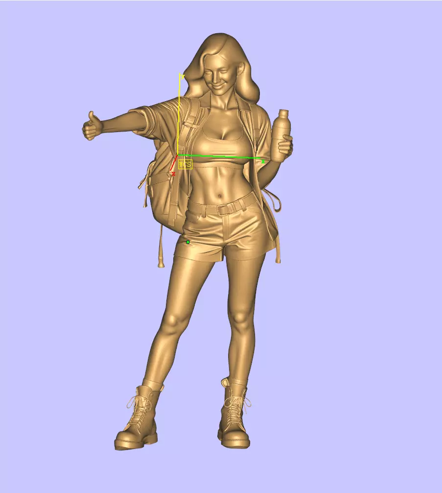 Sexy Girl 3D print model_0
