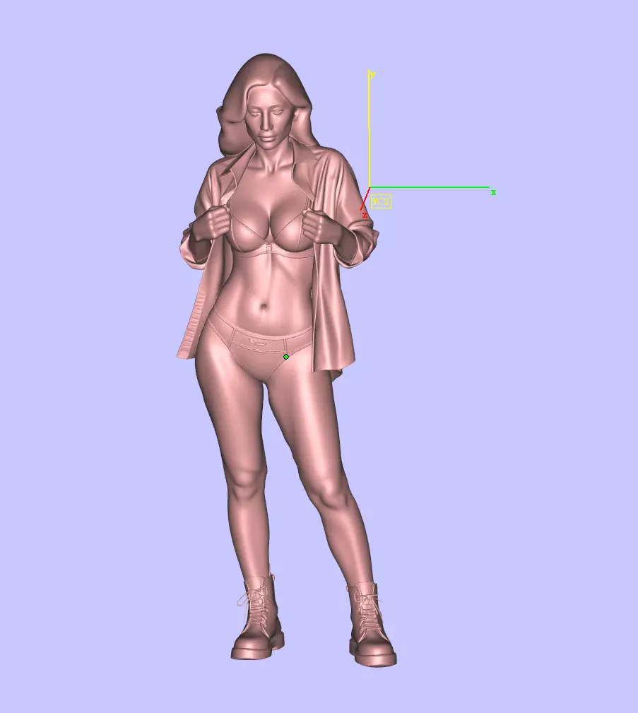 Sexy Girl 3D print model_0