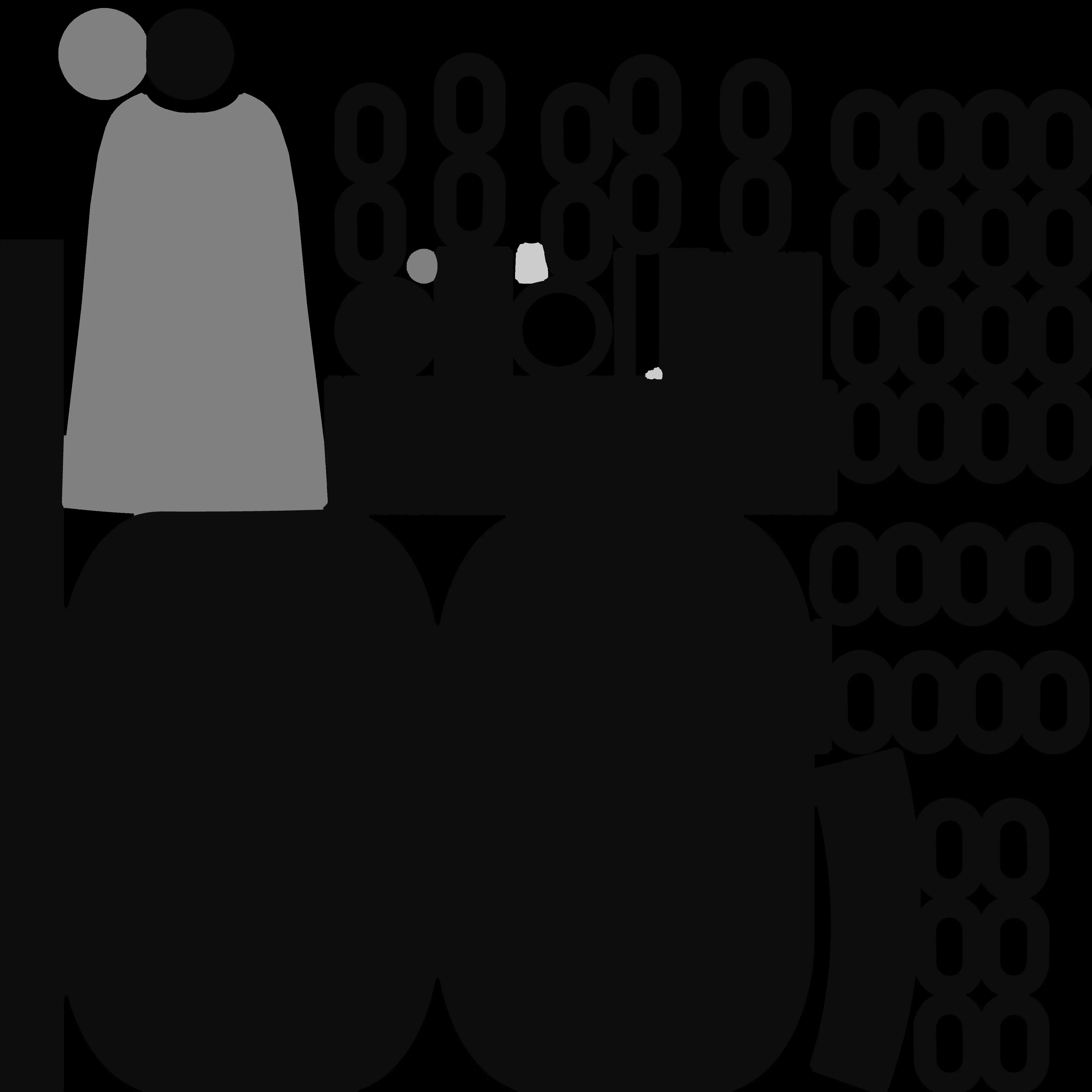 Alphabet A Chain Candleholder Rose Gold 3D Model 4K PBR Low-poly 3D model_12