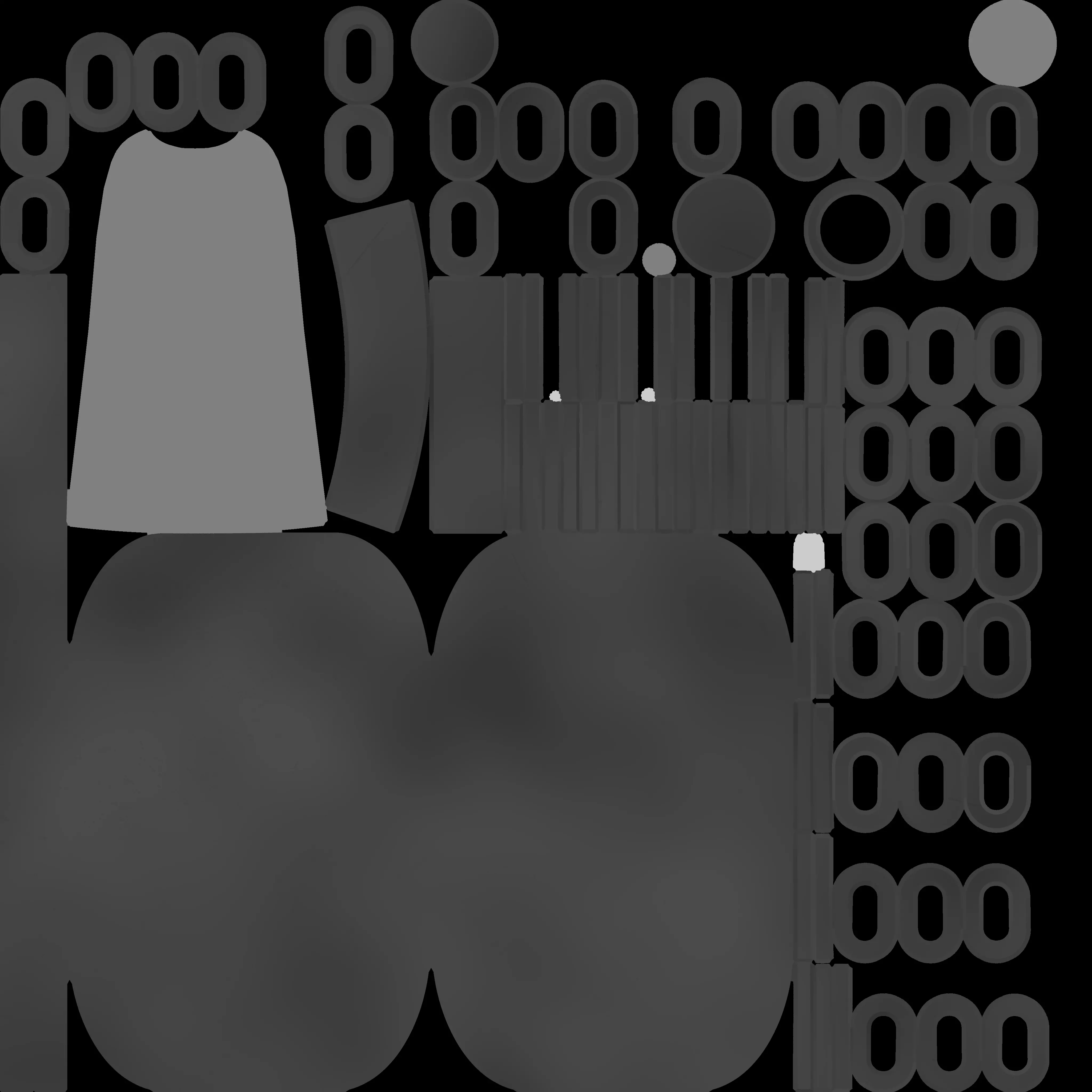 Alphabet A Chain Silver Candleholder 3D Model True 4K PBR Low-poly 3D model_13