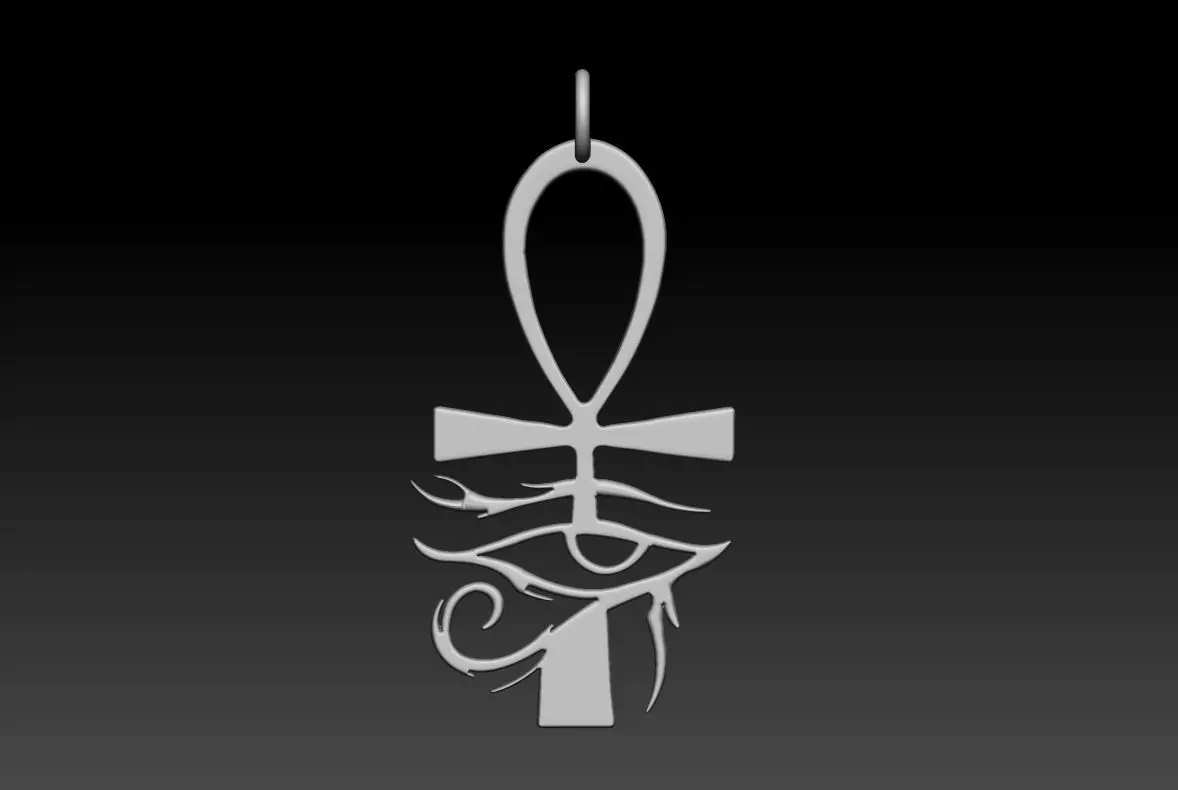 Eye of Horus Pendant 3D Printable Free 3D print model