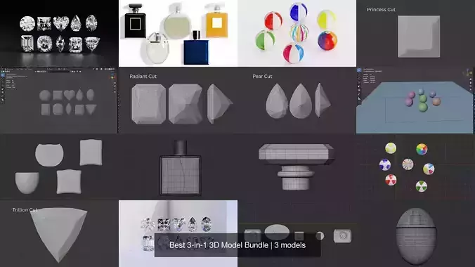Best 3-in-1 3D Model Bundle