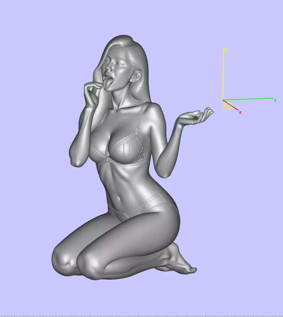 Sexy Girl 3D print model_0
