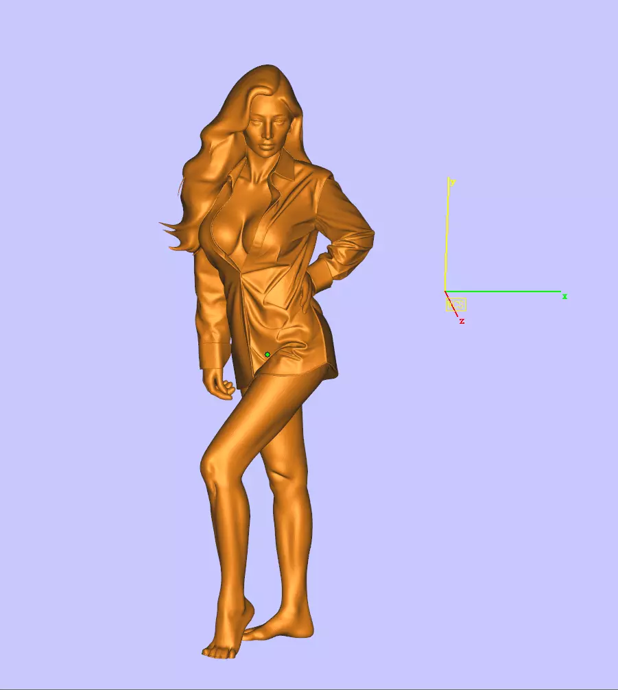 Sexy Girl 3D print model_0
