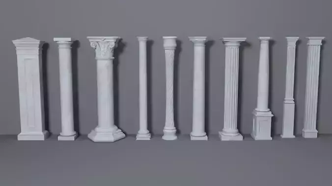 building columns for architecture use 