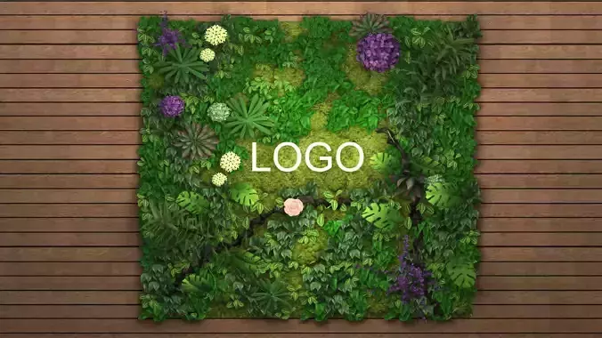 Plant landscape wall